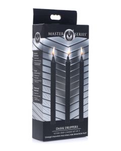 Master Series Fetish Drip Candles - Dark Drippers Set of 3